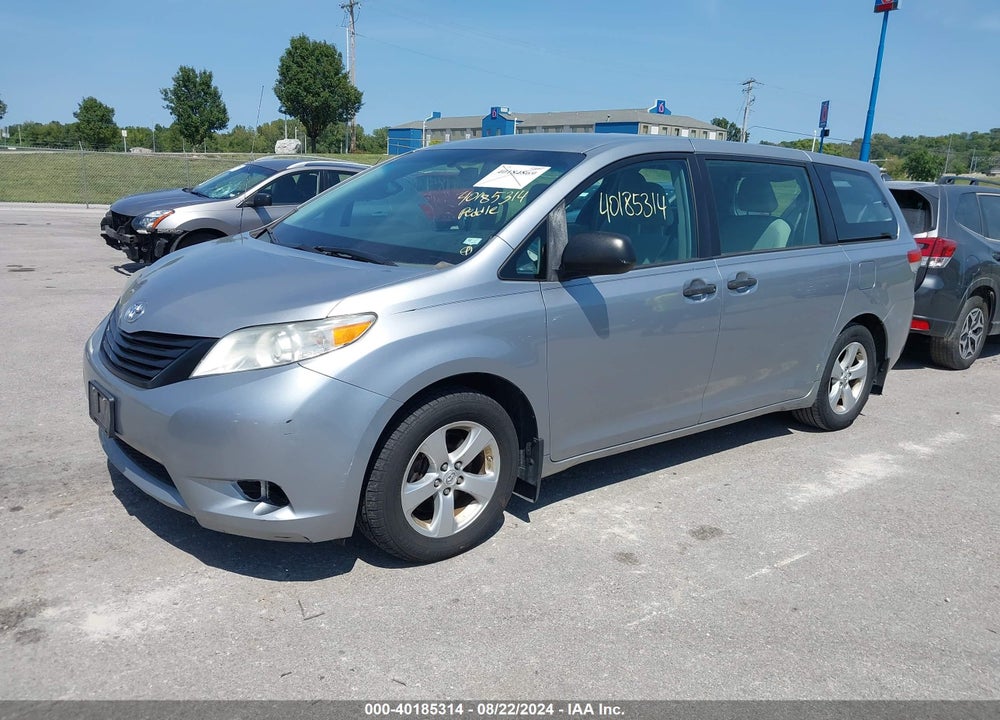 2011 TOYOTA SIENNA BASE V6 VIN: 5TDZK3DC3BS120706