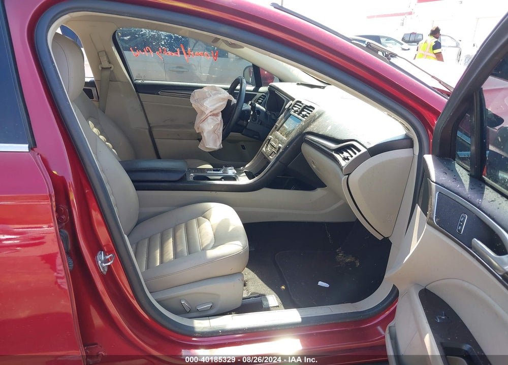 2019 FORD FUSION HYBRID SEL VIN: 3FA6P0MU9KR262370
