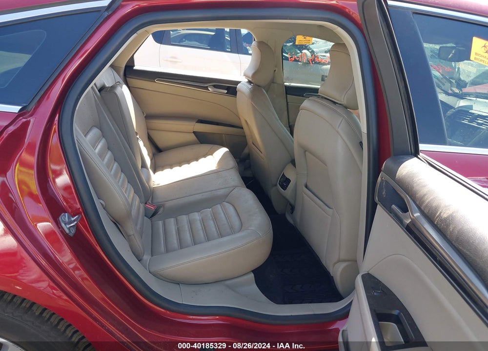 2019 FORD FUSION HYBRID SEL VIN: 3FA6P0MU9KR262370