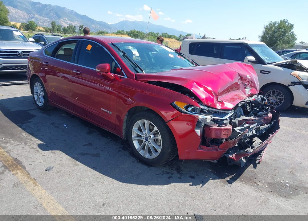 2019 FORD FUSION HYBRID SEL VIN: 3FA6P0MU9KR262370