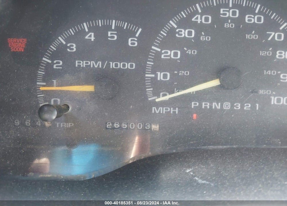 1998 CHEVROLET K1500 FLEETSIDE VIN: 1GCEK19R8WR132449
