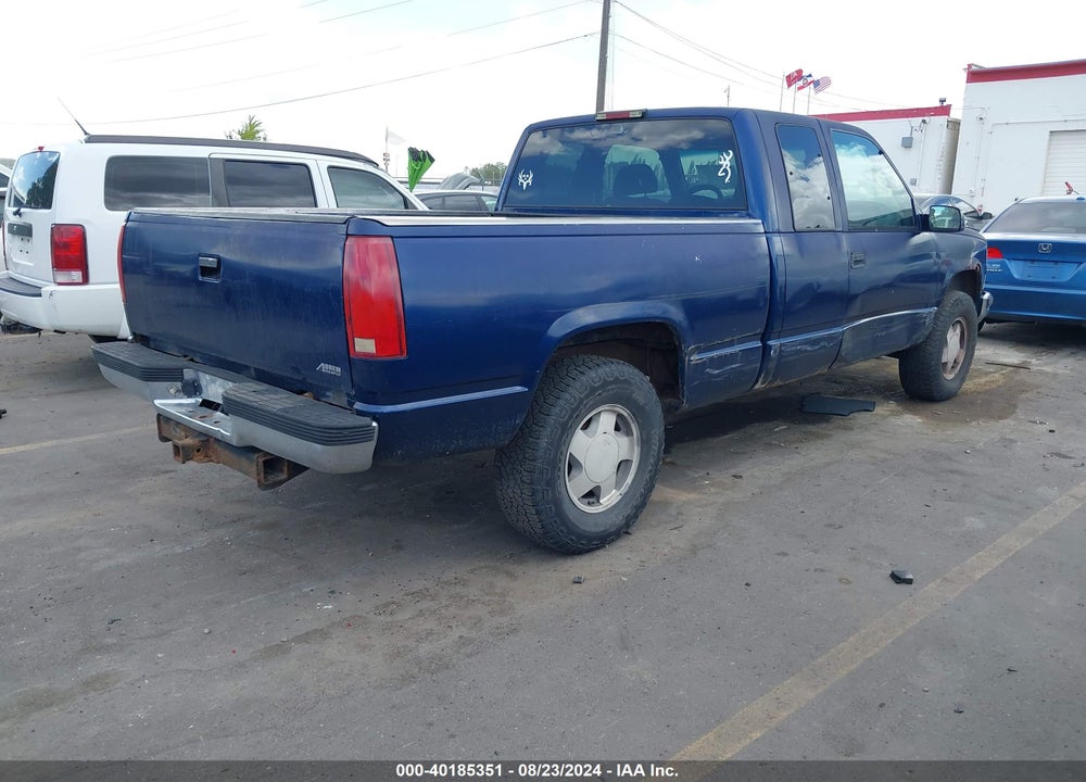 1998 CHEVROLET K1500 FLEETSIDE VIN: 1GCEK19R8WR132449