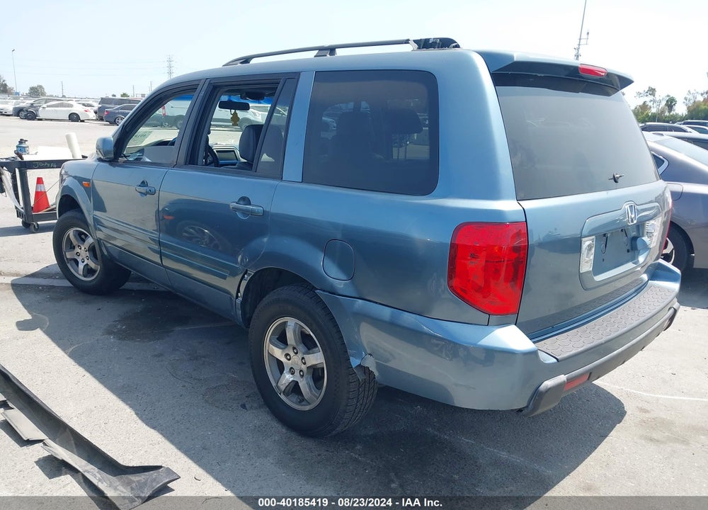 2007 HONDA PILOT EX-L VIN: 5FNYF28707B043716