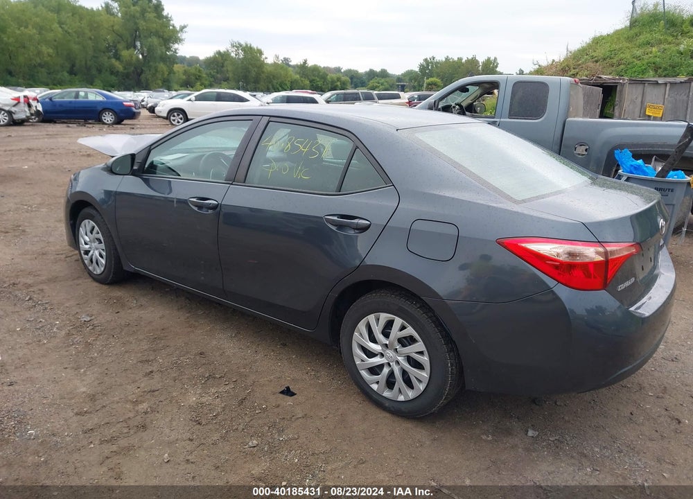 2019 TOYOTA COROLLA LE VIN: 5YFBURHE4KP876001