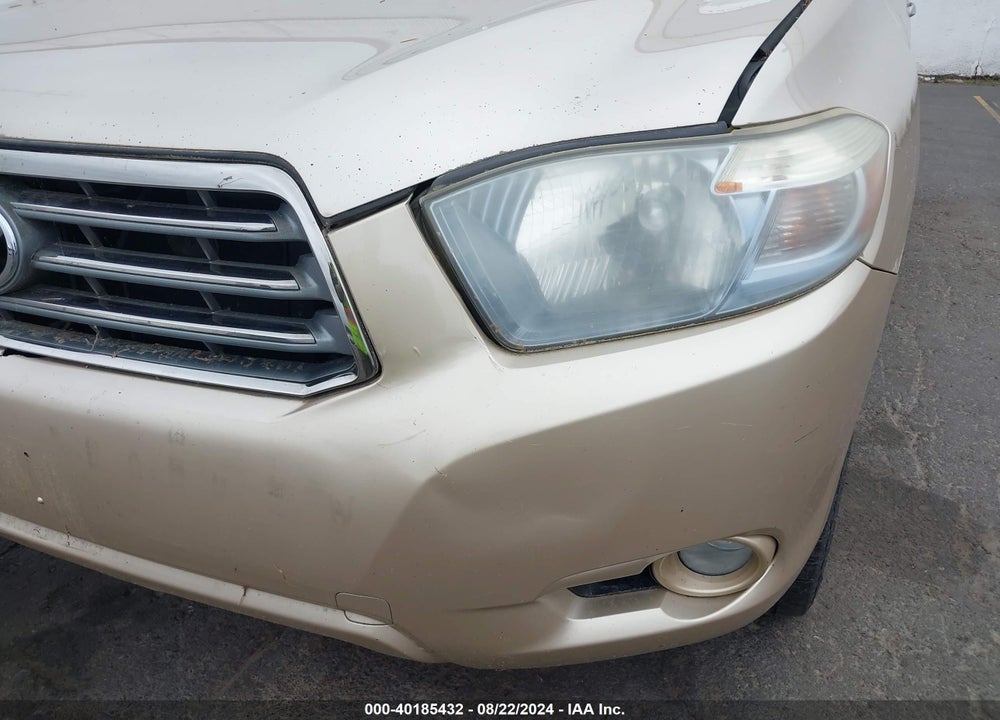 2008 TOYOTA HIGHLANDER HYBRID LIMITED VIN: JTEEW44A182009834