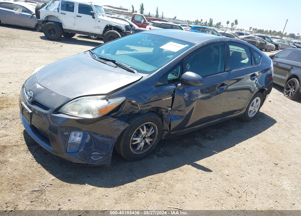 2011 TOYOTA PRIUS THREE VIN: JTDKN3DU8B0321747