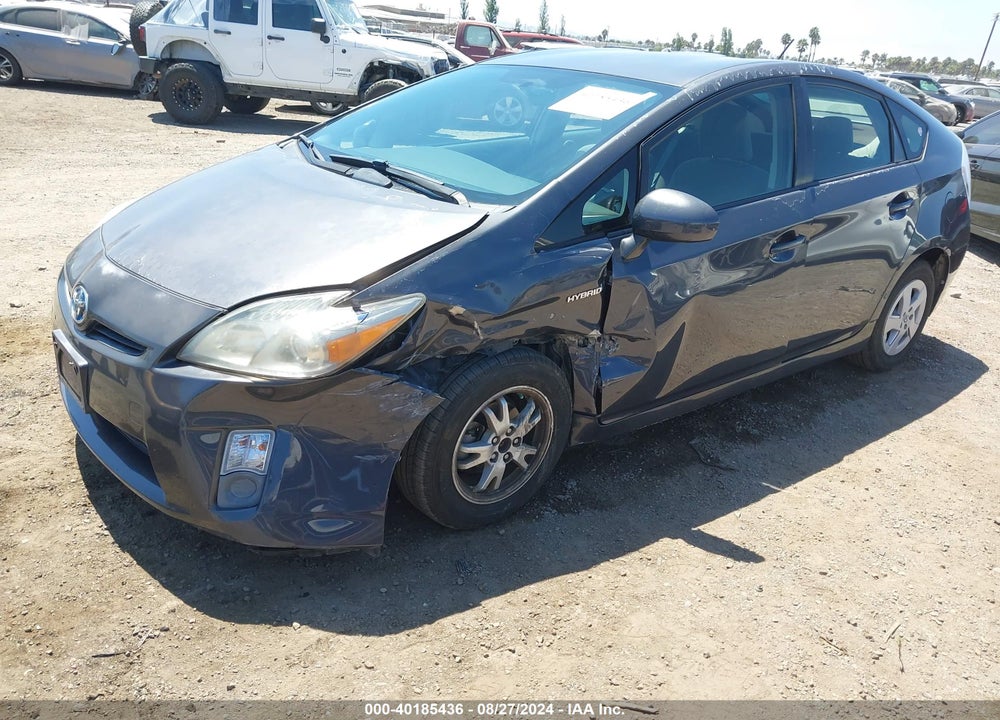 2011 TOYOTA PRIUS THREE VIN: JTDKN3DU8B0321747