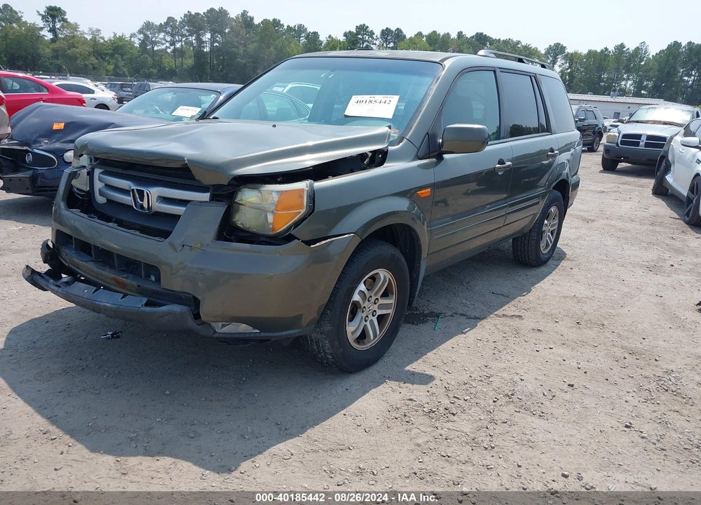 2006 HONDA PILOT EX-L VIN: 5FNYF18776B024363