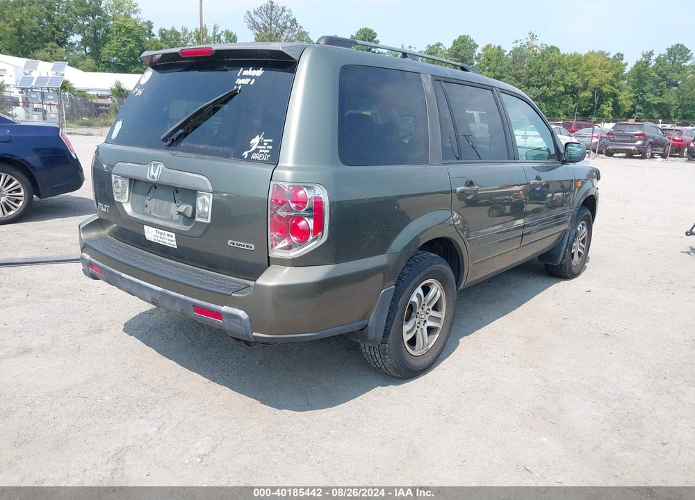 2006 HONDA PILOT EX-L VIN: 5FNYF18776B024363