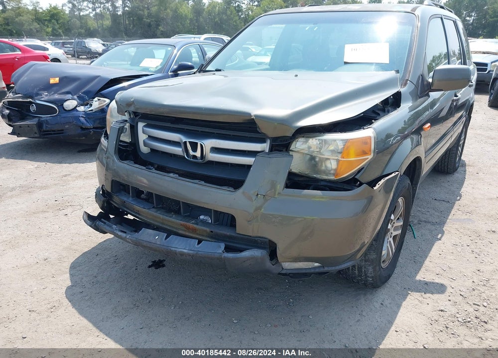 2006 HONDA PILOT EX-L VIN: 5FNYF18776B024363