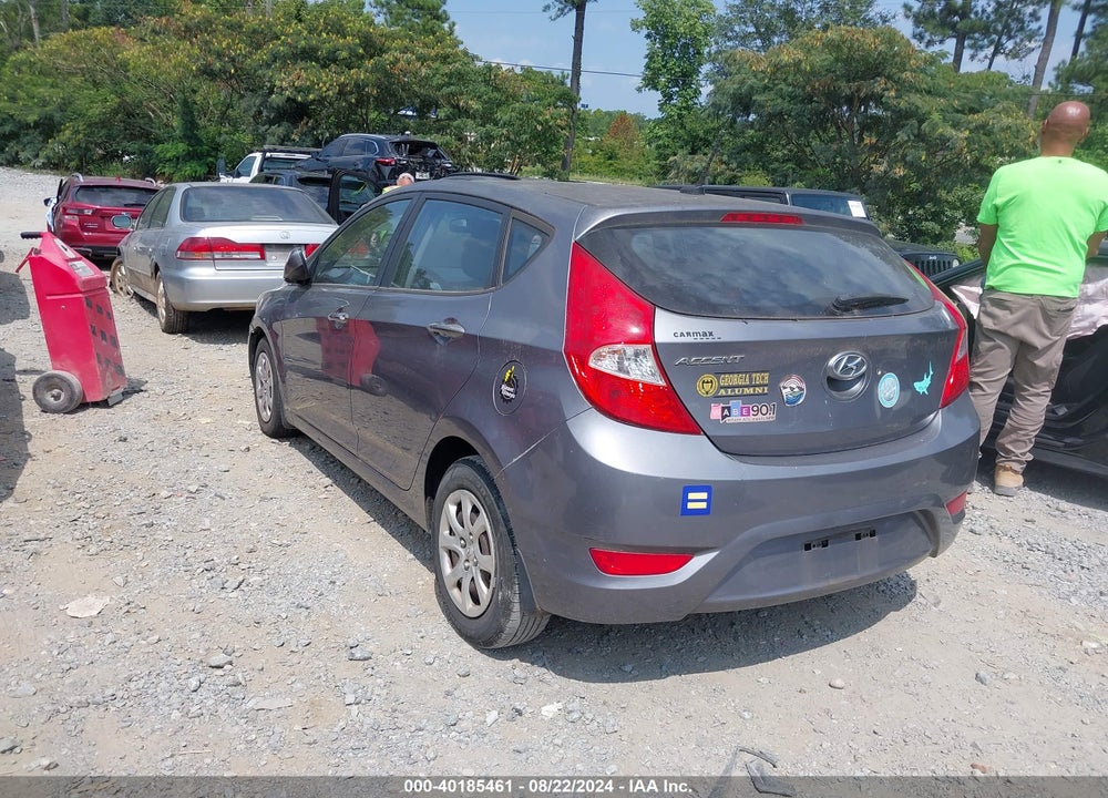 2013 HYUNDAI ACCENT GS VIN: KMHCT5AE6DU127471