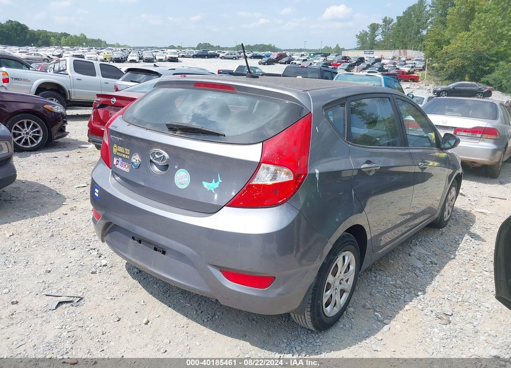 2013 HYUNDAI ACCENT GS VIN: KMHCT5AE6DU127471
