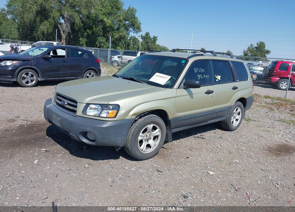 2004 SUBARU FORESTER 2.5X VIN: JF1SG63684H700370
