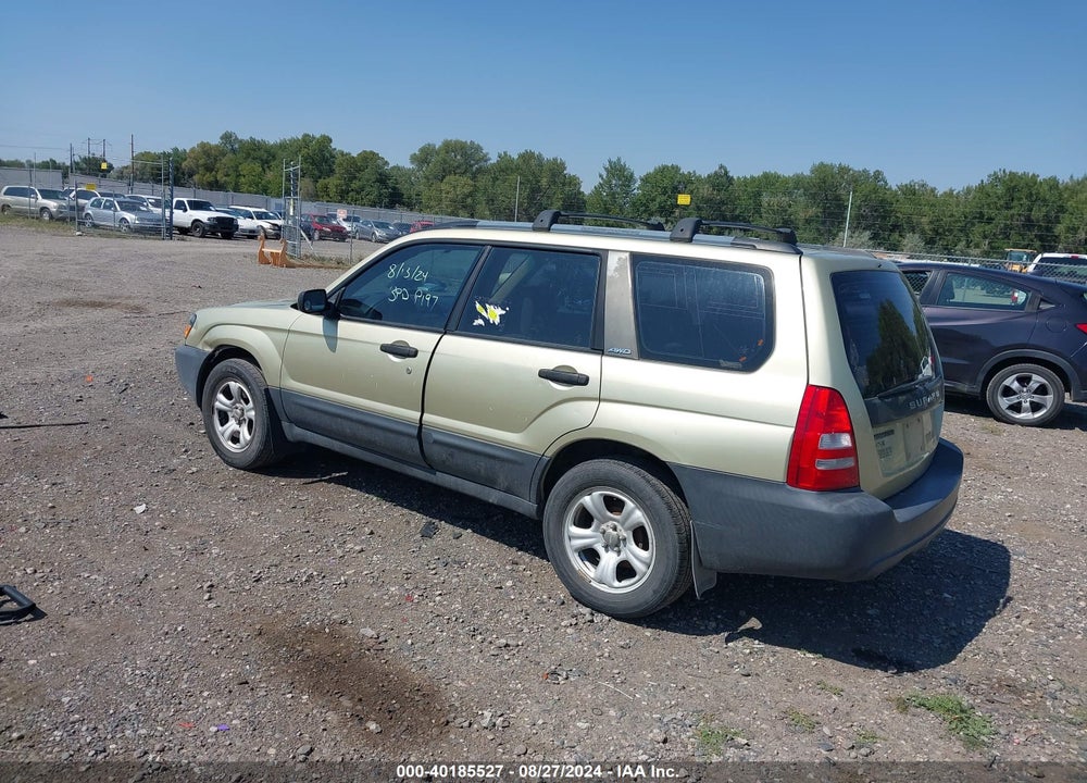 2004 SUBARU FORESTER 2.5X VIN: JF1SG63684H700370