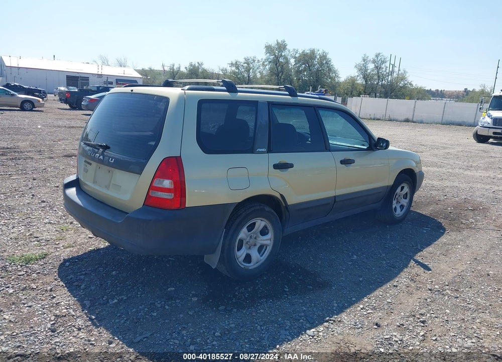 2004 SUBARU FORESTER 2.5X VIN: JF1SG63684H700370