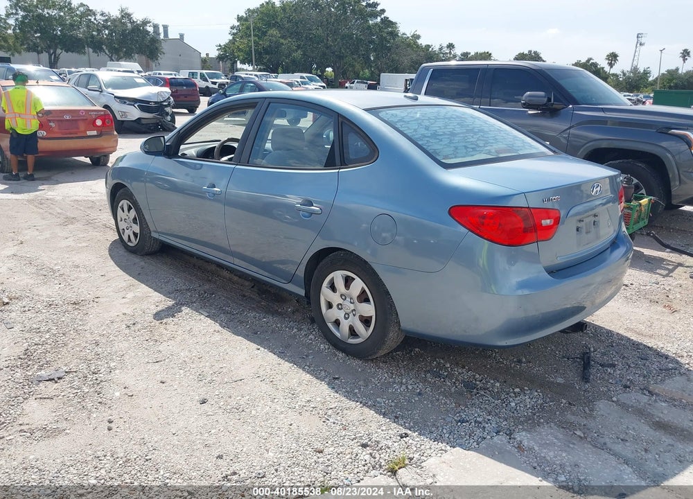2007 HYUNDAI ELANTRA GLS/LIMITED/SE VIN: KMHDU46D57U136646