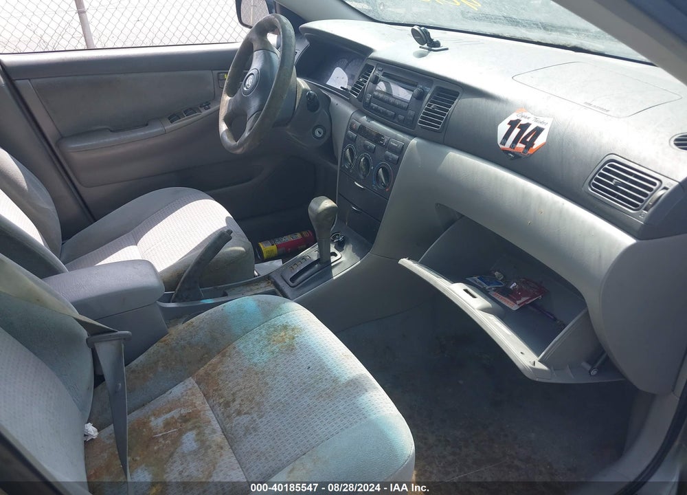 2008 TOYOTA COROLLA CE VIN: 2T1BR32E08C934153