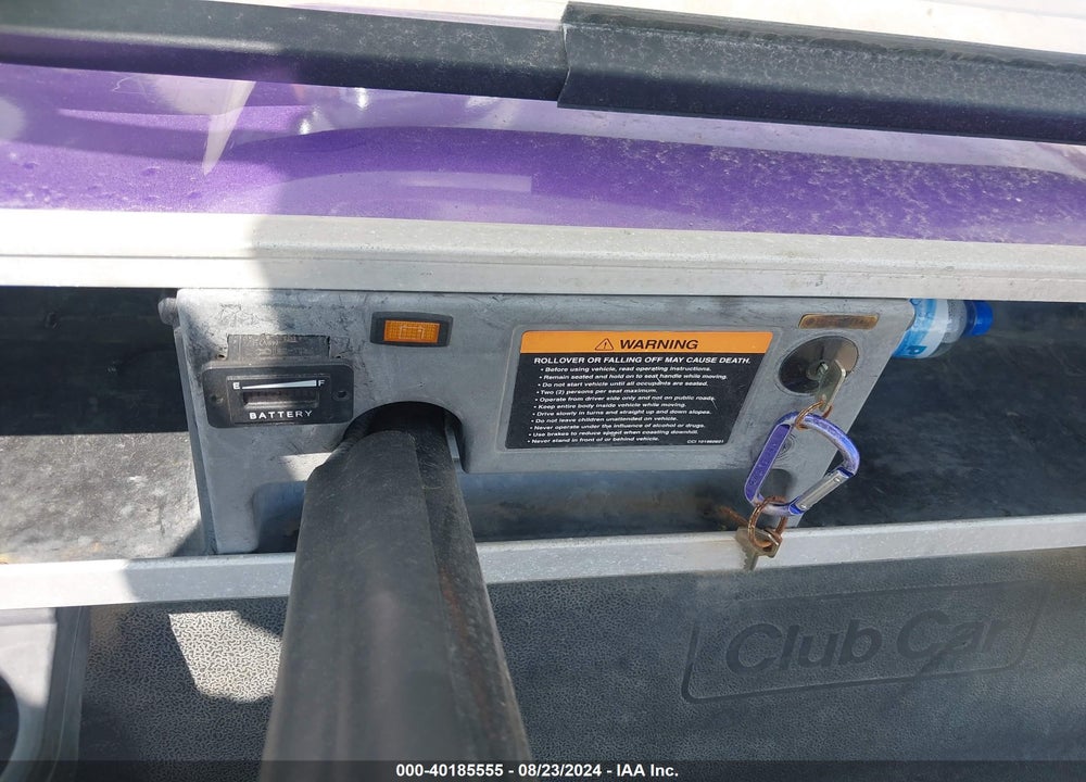 2004 CLUB CAR GOLF CART VIN: AQ0414379802