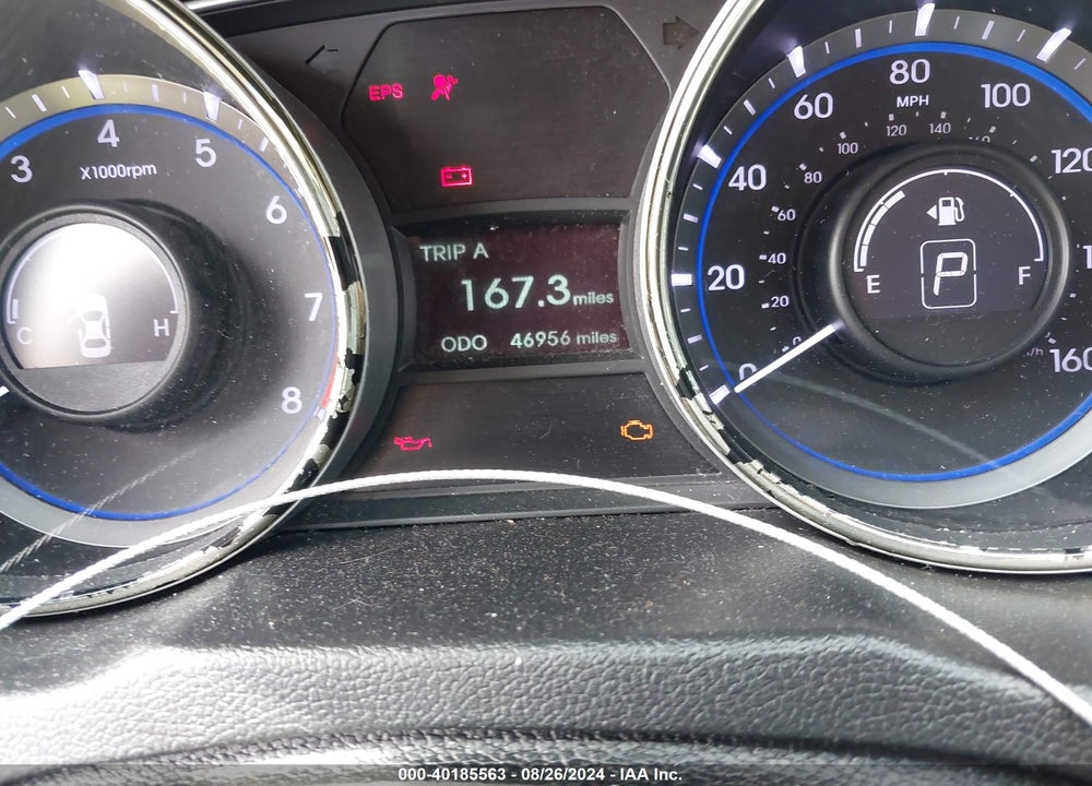 2013 HYUNDAI SONATA GLS VIN: 5NPEB4AC6DH702154