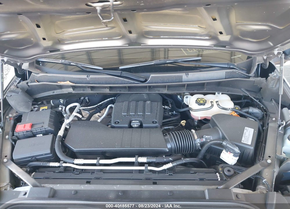 2021 CHEVROLET SILVERADO 1500 4WD SHORT BED CUSTOM VIN: 3GCPYBEKXMG228442