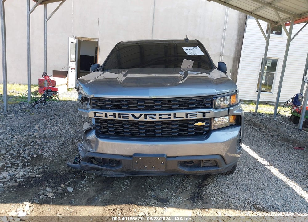 2021 CHEVROLET SILVERADO 1500 4WD SHORT BED CUSTOM VIN: 3GCPYBEKXMG228442