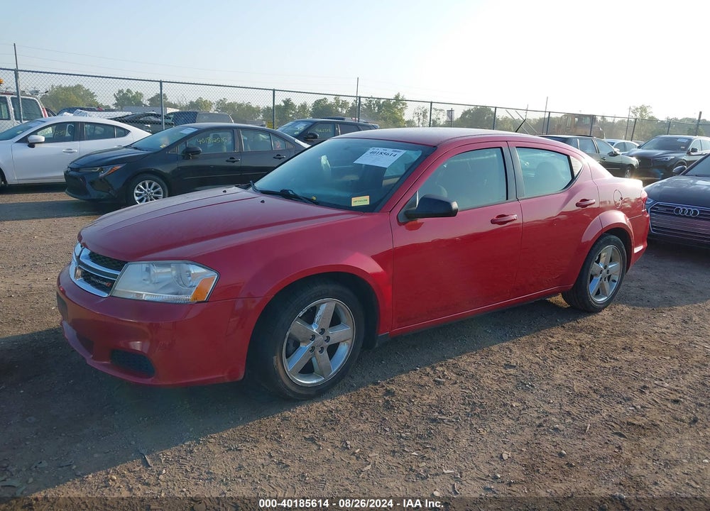 2014 DODGE AVENGER SE VIN: 1C3CDZAB9EN151181
