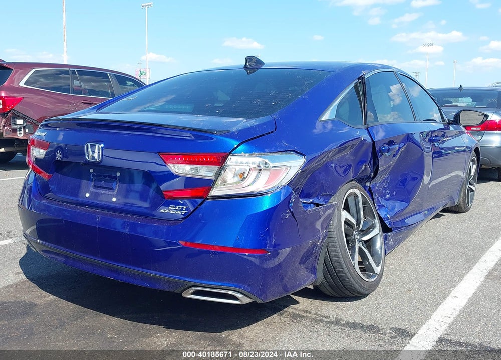 2022 HONDA ACCORD SPORT 2.0T VIN: 1HGCV2F34NA012067