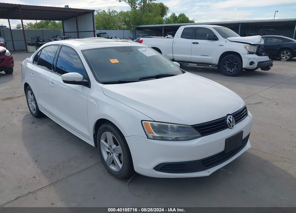 2012 VOLKSWAGEN JETTA 2.0L TDI VIN: 3VW3L7AJ3CM374301