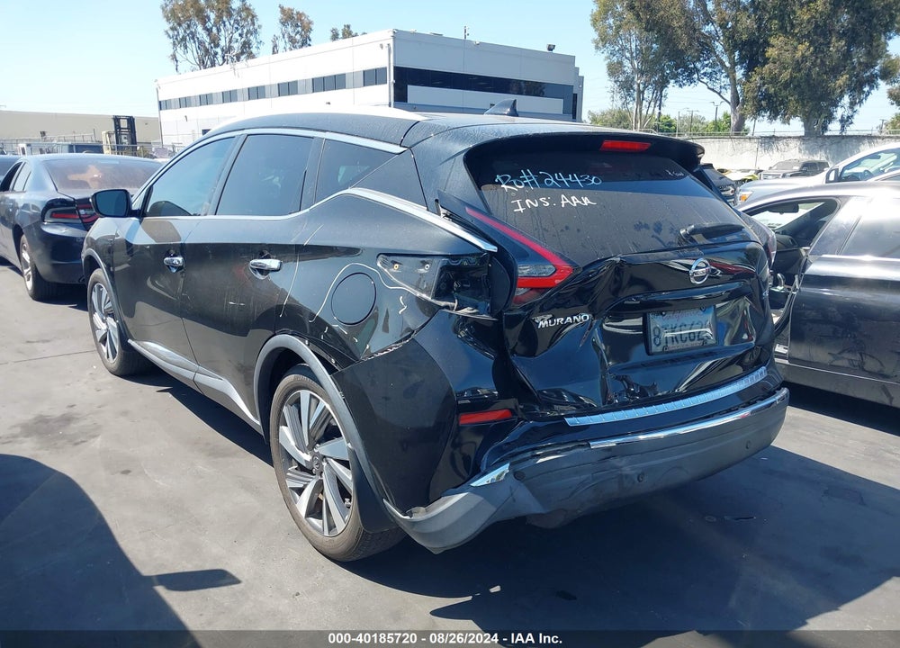 2019 NISSAN MURANO SL VIN: 5N1AZ2MJ9KN124150