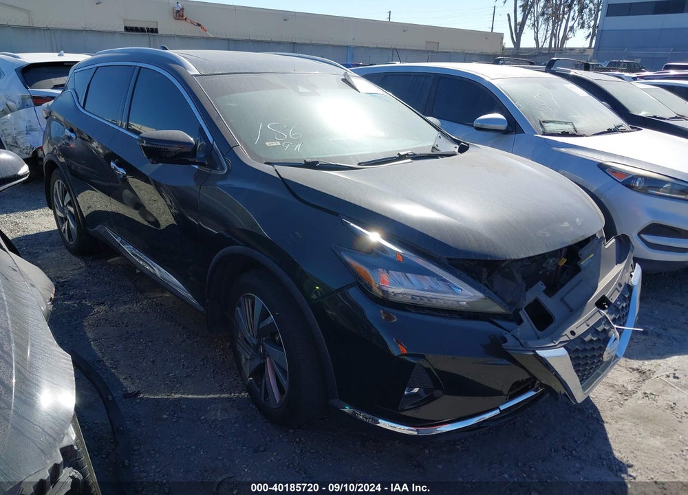 2019 NISSAN MURANO SL VIN: 5N1AZ2MJ9KN124150