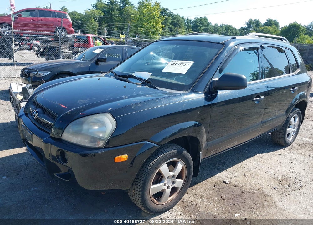 2008 HYUNDAI TUCSON GLS VIN: KM8JM12B88U897453