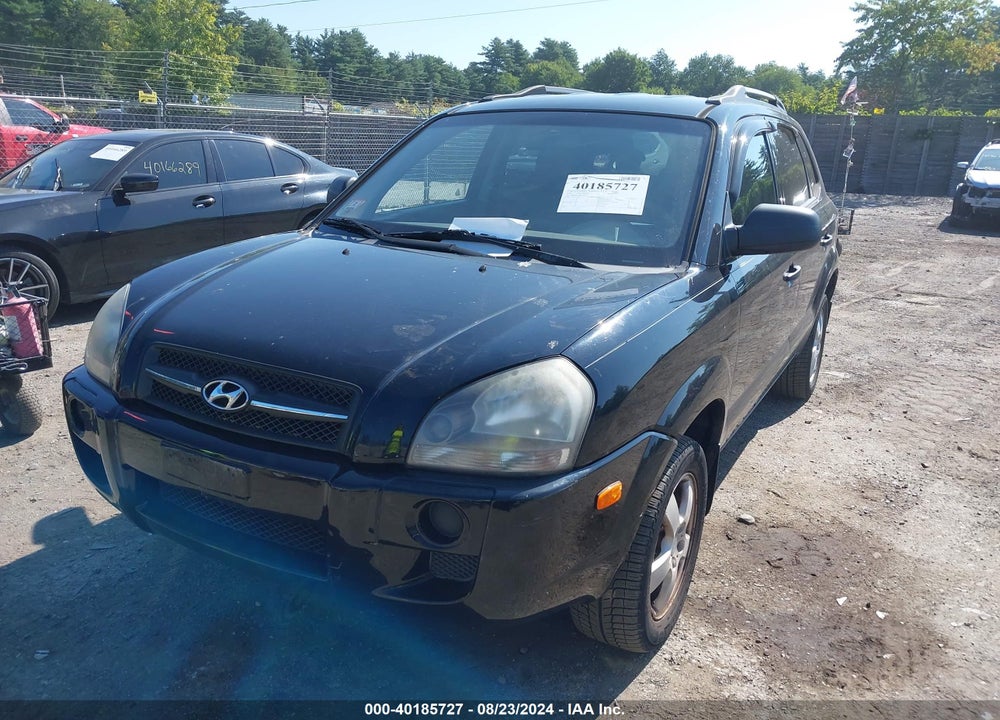 2008 HYUNDAI TUCSON GLS VIN: KM8JM12B88U897453