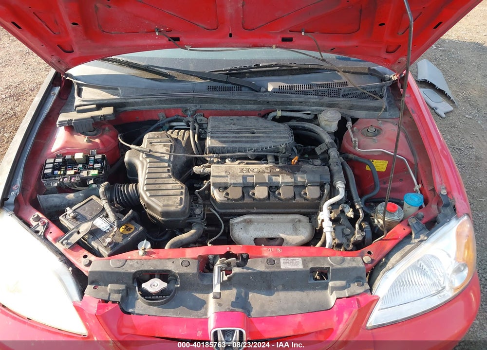 2001 HONDA CIVIC DX VIN: 1HGEM22261L086534