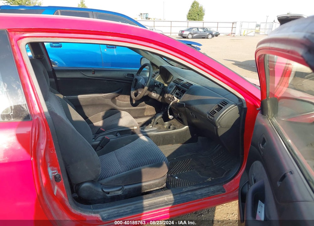 2001 HONDA CIVIC DX VIN: 1HGEM22261L086534