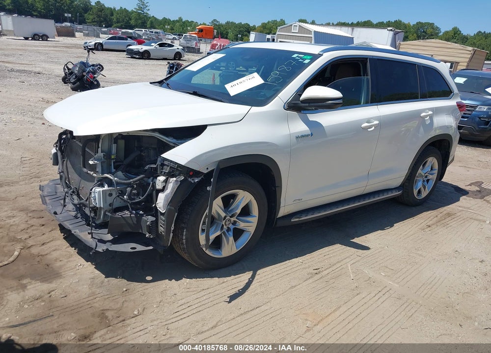 2018 TOYOTA HIGHLANDER HYBRID LIMITED VIN: 5TDDGRFH4JS042247