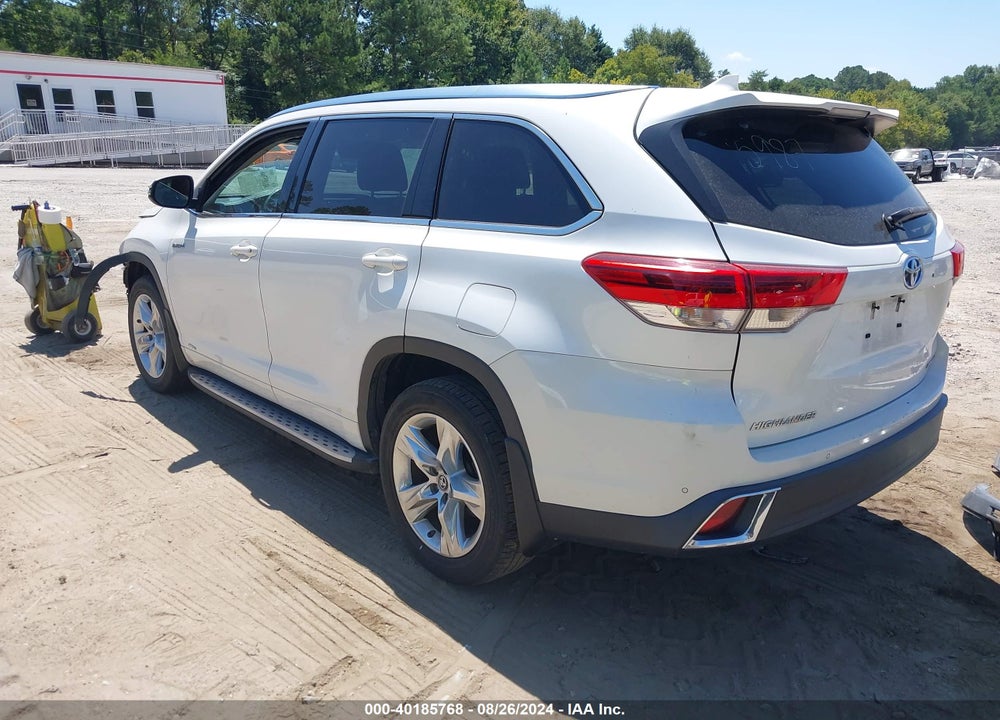 2018 TOYOTA HIGHLANDER HYBRID LIMITED VIN: 5TDDGRFH4JS042247