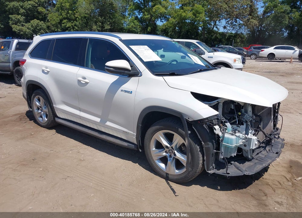 2018 TOYOTA HIGHLANDER HYBRID LIMITED VIN: 5TDDGRFH4JS042247