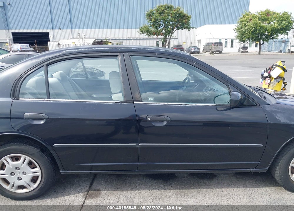 2001 HONDA CIVIC VIN: 2HGES16291H596741