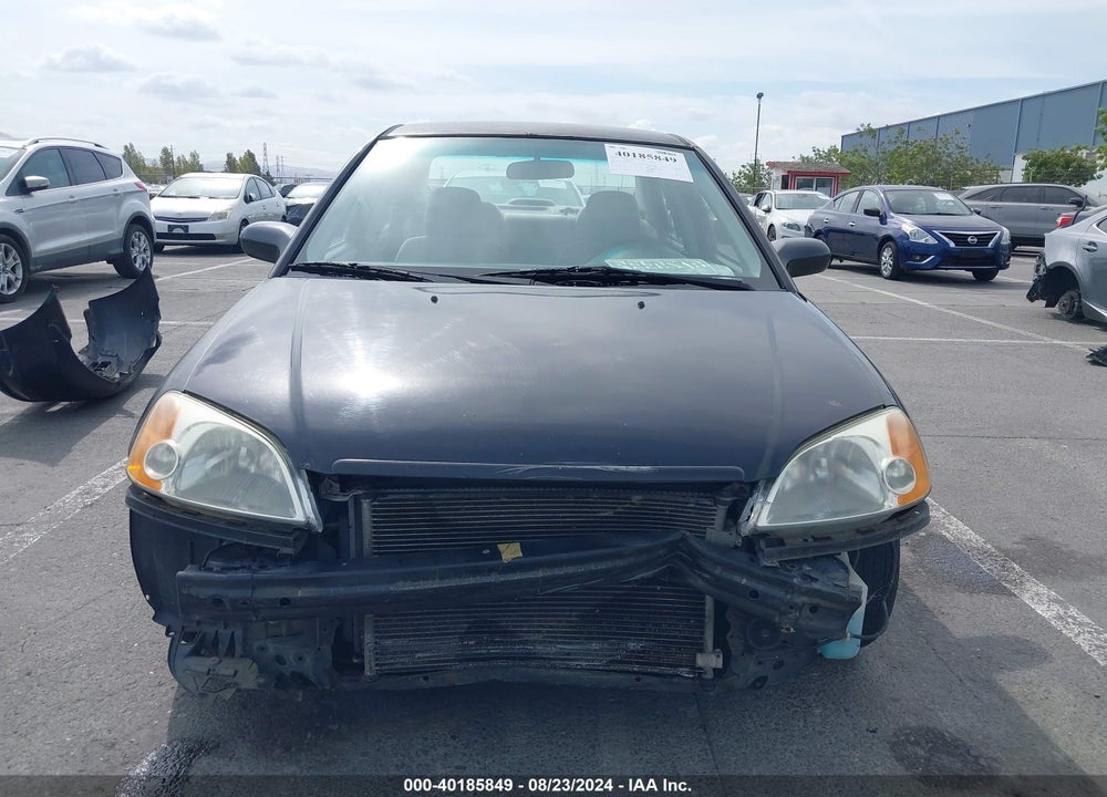 2001 HONDA CIVIC VIN: 2HGES16291H596741