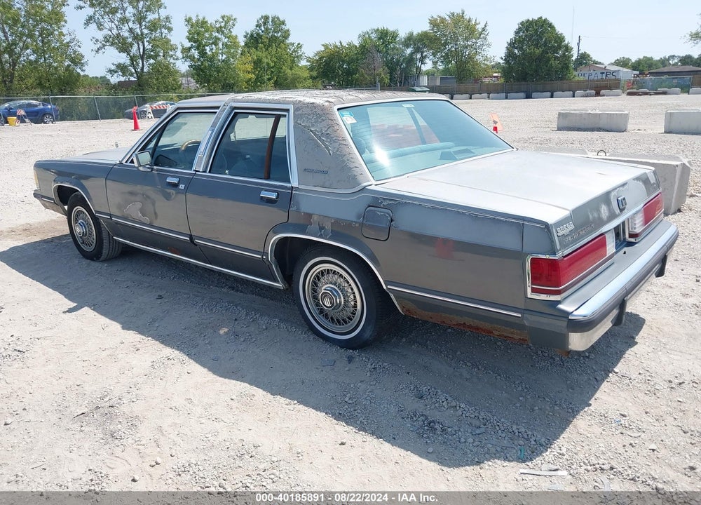 1988 MERCURY GRAND MARQUIS GS VIN: 2MEBM74F5JX697462