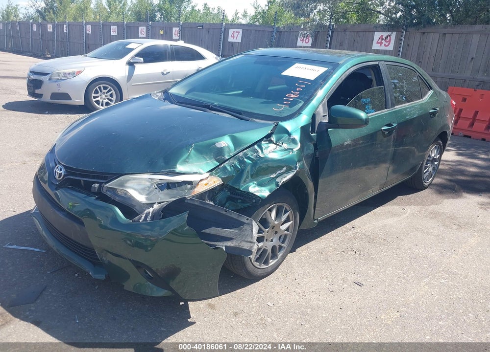 2014 TOYOTA COROLLA LE ECO PLUS VIN: 5YFBPRHE1EP045227