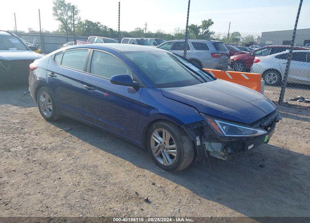 2019 HYUNDAI ELANTRA SEL VIN: 5NPD84LF7KH471618