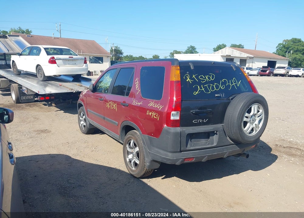 2002 HONDA CR-V EX VIN: SHSRD78842U009635