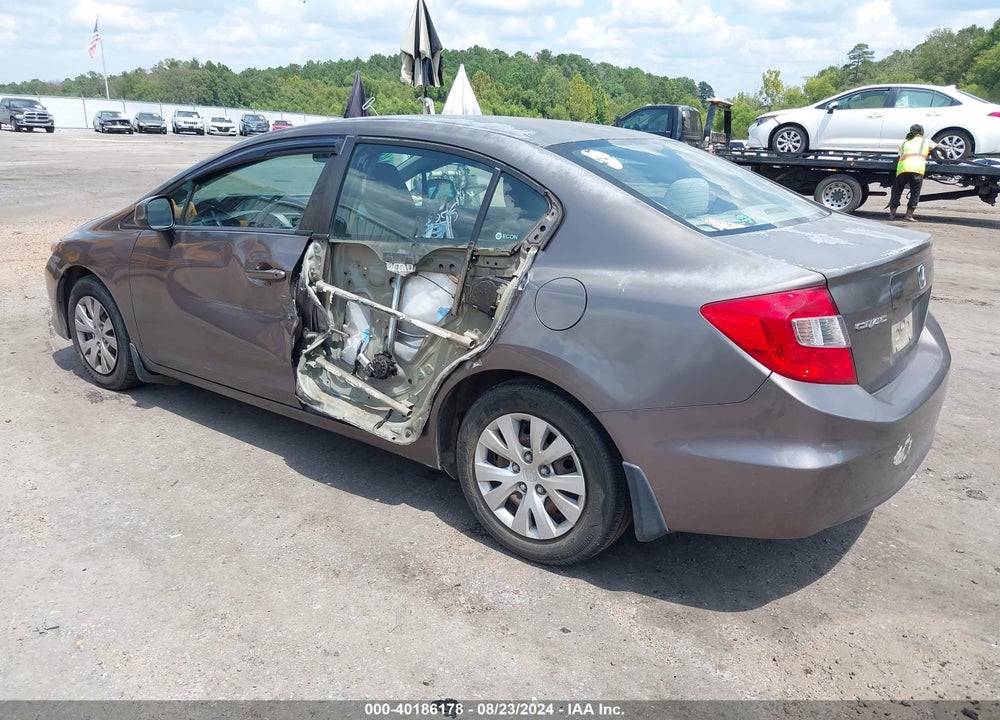 2012 HONDA CIVIC LX VIN: 2HGFB2F59CH561057
