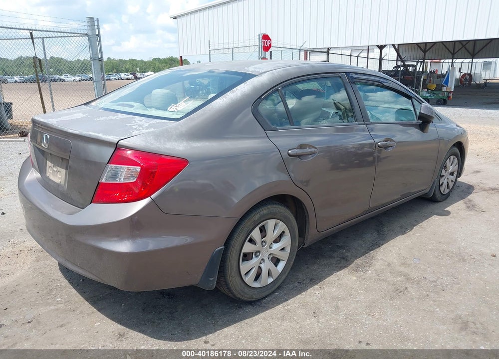 2012 HONDA CIVIC LX VIN: 2HGFB2F59CH561057
