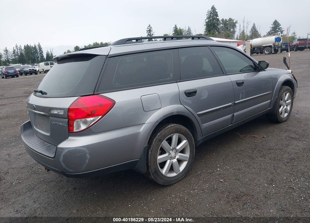 2008 SUBARU OUTBACK 2.5I VIN: 4S4BP61C186351522