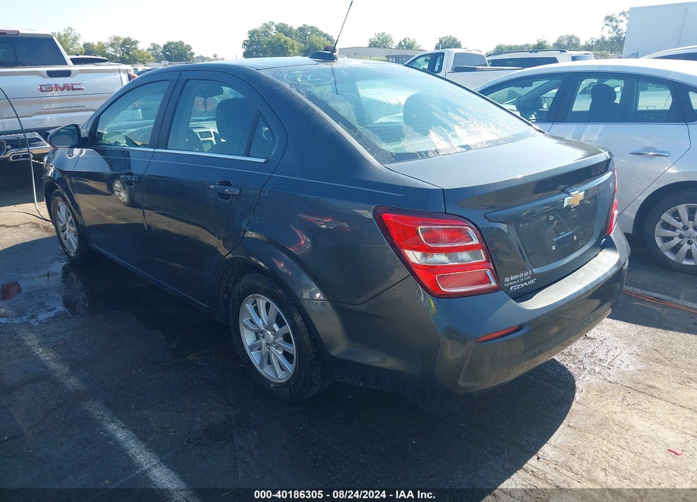 2017 CHEVROLET SONIC LT AUTO VIN: 1G1JD5SH6H4171597