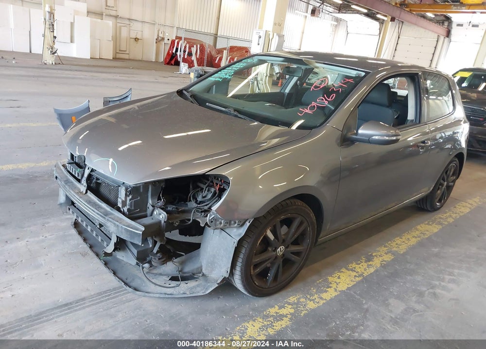 2012 VOLKSWAGEN GOLF 2.5L 2-DOOR VIN: WVWAB7AJ0CW200957