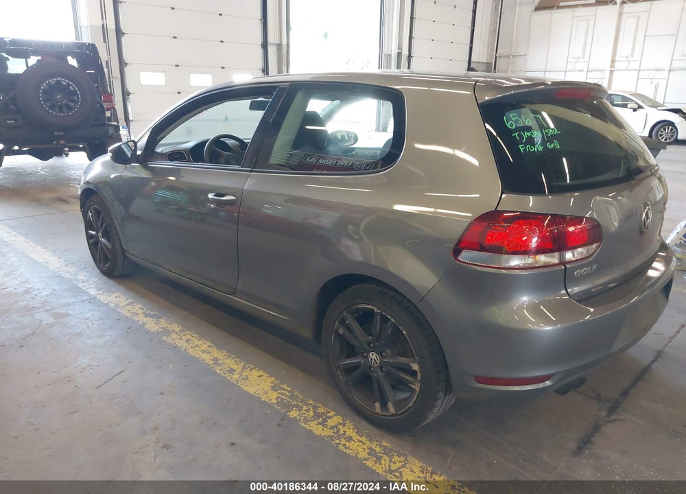 2012 VOLKSWAGEN GOLF 2.5L 2-DOOR VIN: WVWAB7AJ0CW200957