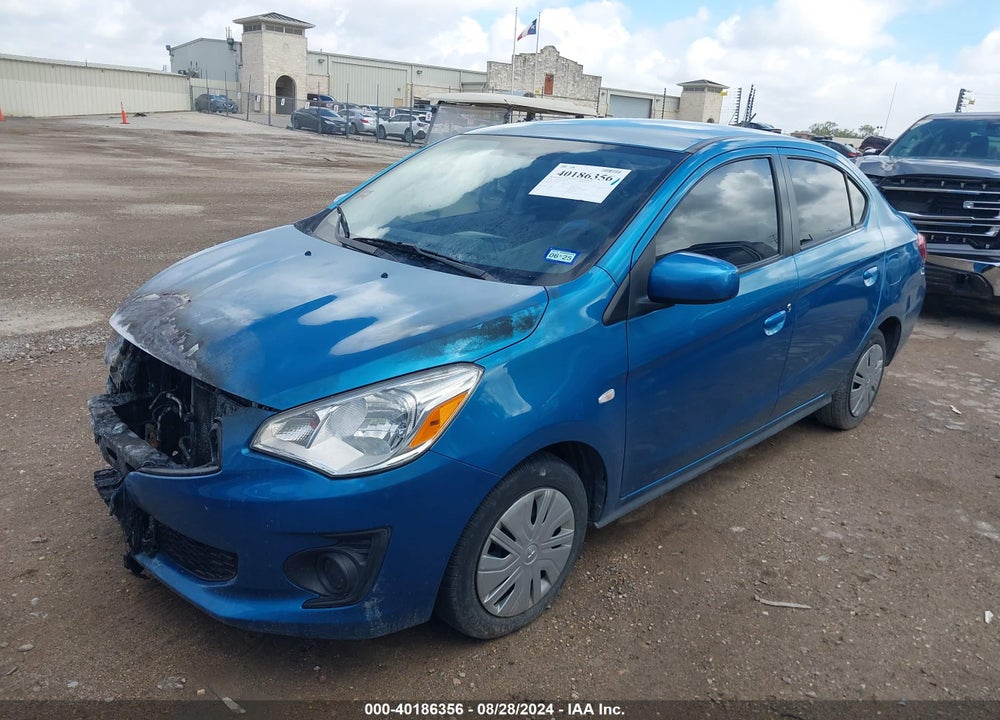 2020 MITSUBISHI MIRAGE G4 ES VIN: ML32F3FJ6LHF11345